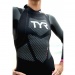 Дамски неопренов костюм за плуване Tyr Hurricane Wetsuit Cat 5 Women Black/Turquoise/Fuchsia