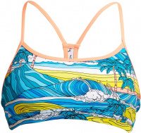 Горна част на бански костюм Funkita Summer Bay Eco Swim Crop Top