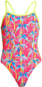 Бански за момичета Funkita Bae Boo Single Strap One Piece Girls Бански за момичета Funkita Bae Boo Single Strap One Piece Girls