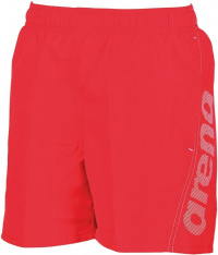 Плувни шорти за момчета Arena Fundamentals Arena Logo Boxer Junior Red/White