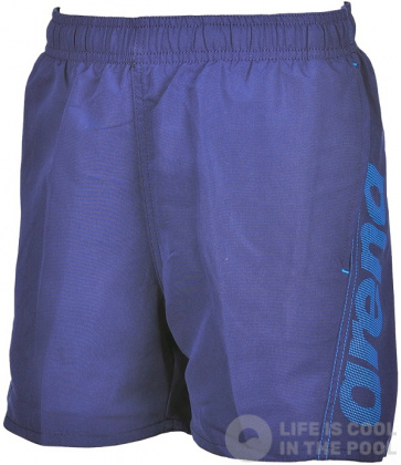 Плувни шорти за момчета Arena Fundamentals Arena Logo Boxer Junior Navy/Turquoise