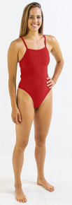 Дамски бански Finis Skinback Solid Red