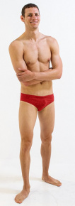 Finis Brief Solid Red