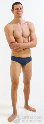 Мъжки бански Finis Brief Solid Navy