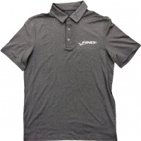 Поло тениска Finis Coaches Polo Unisex Charcoal