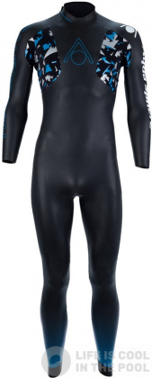 Мъжки неопренов плувен костюм Aqua Sphere Aquaskin Fullsuit V3 Men Black/Blue