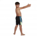 Бански за момчета Speedo Dive Jammer Boy Black/Swell Green/Zest Green