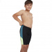 Бански за момчета Speedo Dive Jammer Boy Black/Swell Green/Zest Green