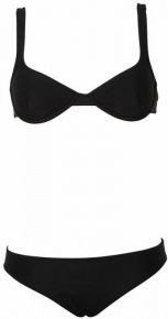 Дамски бански от две части Arena Solid Wire Two Pieces Black Дамски бански от две части Arena Solid Wire Two Pieces Black