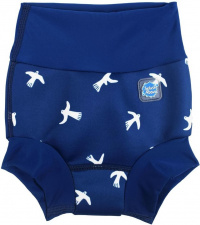 Бебешки бански Splash About New Happy Nappy White Birds