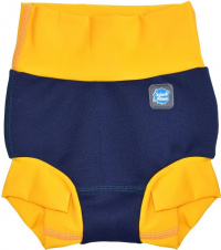 Бебешки бански Splash About New Happy Nappy Navy/Yellow