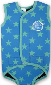 Детски неопренов костюм Splash About Baby Wrap Blue Star