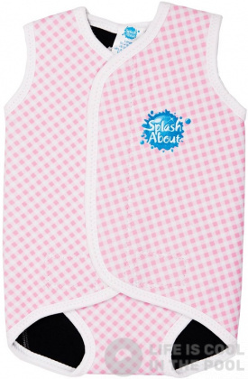 Детски неопренов костюм Splash About Baby Wrap Pink Cube