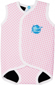 Детски неопренов костюм Splash About Baby Wrap Pink Cube