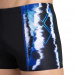 Мъжки бански Arena Infinite Stripe Short Black/Neon Blue/Multi