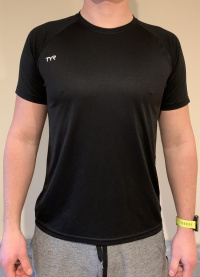 Тениска за момчета Tyr Tech T-Shirt Black