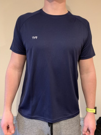 Тениска за момчета Tyr Tech T-Shirt Navy