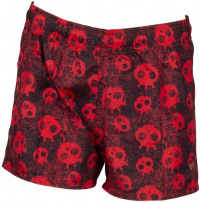 Плувни шорти за момичета Arena Allover Short Junior Hibiscus/Multi