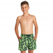 Плувни шорти за момчета Arena Fundamentals Allover Boxer Junior Soft Green/Multi