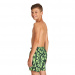 Плувни шорти за момчета Arena Fundamentals Allover Boxer Junior Soft Green/Multi