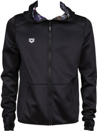 Мъжки суитшърт Arena M Hooded Spacer Reversible F/Z Jacket Black/Iridescent Stripe Мъжки суитшърт Arena M Hooded Spacer Reversible F/Z Jacket Black/Iridescent Stripe
