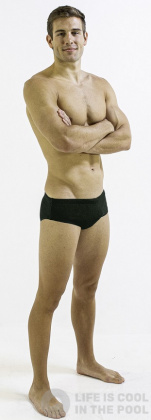 Мъжки бански Finis Aquashort Solid Pine