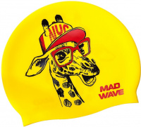 Детска плувна шапка Mad Wave Giraffe Swim Cap Junior