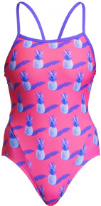 Дамски бански Funkita Pine Time Single Strap One Piece Дамски бански Funkita Pine Time Single Strap One Piece