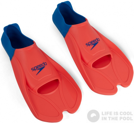 Плавници за плуване Speedo Training Fin Fluro Tangerine/Pool Blue/Blue Flame