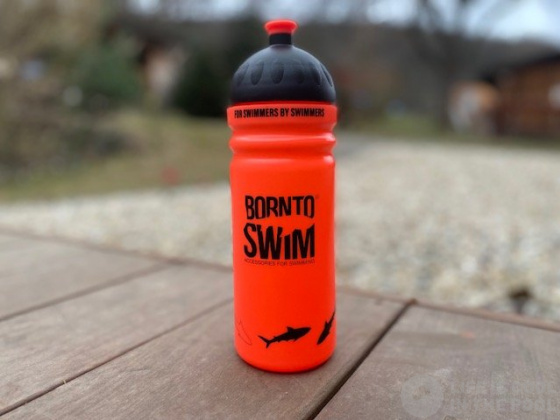 Бутилка за напитки BornToSwim Shark Water Bottle