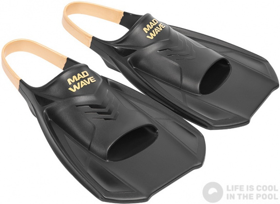 Плавници за плуване Mad Wave Open Heel Training Fin Black