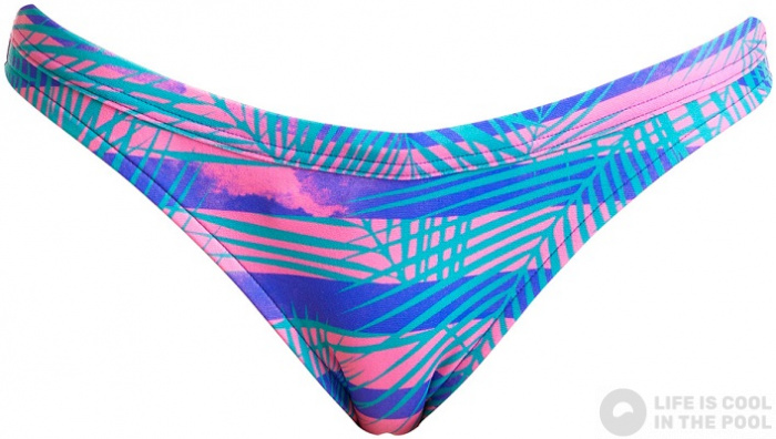 Долна част на бански костюм Funkita Pastel Palm Hipster Brief