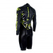 Мъжки неопренов костюм за суимрън Aqua Sphere Aquaskin Swim-Run Limitless V2 Shorty Men Black/Bright Green