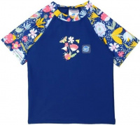 Плажна тениска с UV защита Splash About Short Sleeve Rash Top Garden Delight