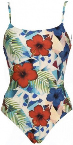 Arena Women Swimsuit U Back Allover Martinica/Multi Arena Women Swimsuit U Back Allover Martinica/Multi
