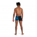 Speedo Allover V-Cut Aquashort Black/Pool