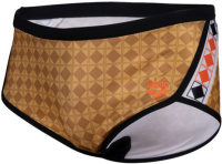 Arena 50th Gold Swim Low Waist Short Gold Multi/Black