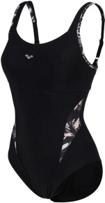 Arena Bodylift Swimsuit Francy Strap Back Black/White/Multi