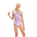 Speedo Printed Thinstrap Muscleback Girl Miami Lilac/Soft Coral/White