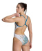 Arena Planet Water Swimsuit Challenge Back Blue Cosmo/White Multi