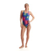 Speedo Allover Digital Powerback Blue/Red