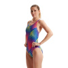 Speedo Allover Digital Powerback Blue/Red