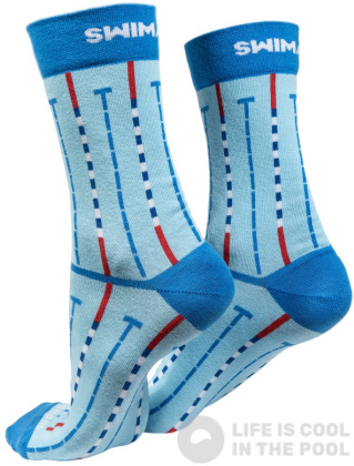 Чорапи Swimaholic Socks Swimming Lane