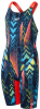 Speedo Fastskin Endurance+ Max Openback Kneeskin Girls Dark Teal/Picton Blue/Siren Red