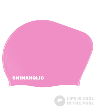 Детска шапка за плуване за дълга коса Swimaholic Long Hair Cap Junior