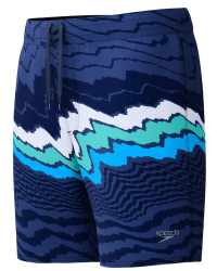 Speedo Stripe Flex Boardshort Navy/White Speedo Stripe Flex Boardshort Navy/White