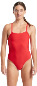 Дамски бански Finis Openback Solid Red