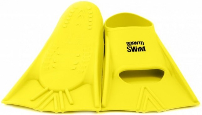 Плавници за плуване BornToSwim Junior Short Fins Yellow