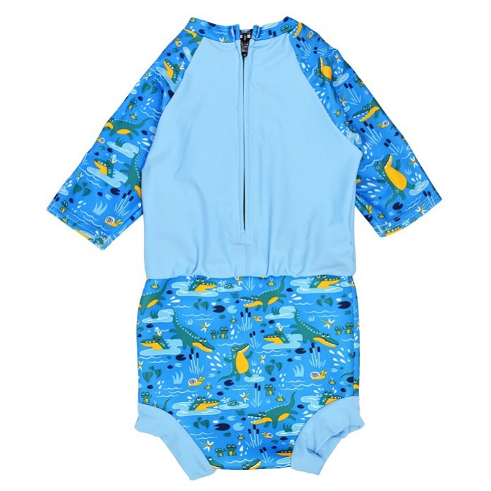 Splash About Happy Nappy Sunsuit Crocodile Swamp