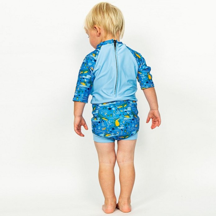 Splash About Happy Nappy Sunsuit Crocodile Swamp